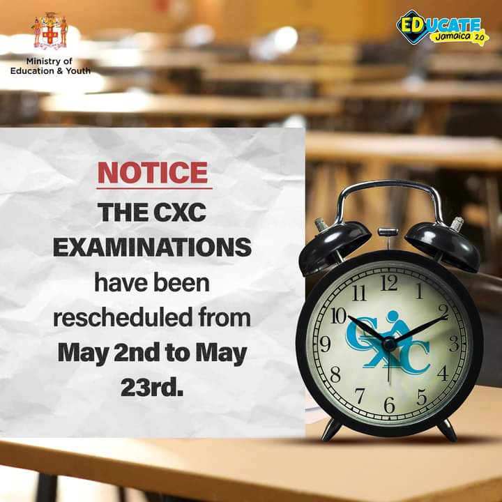 CXC Reschedules Exams