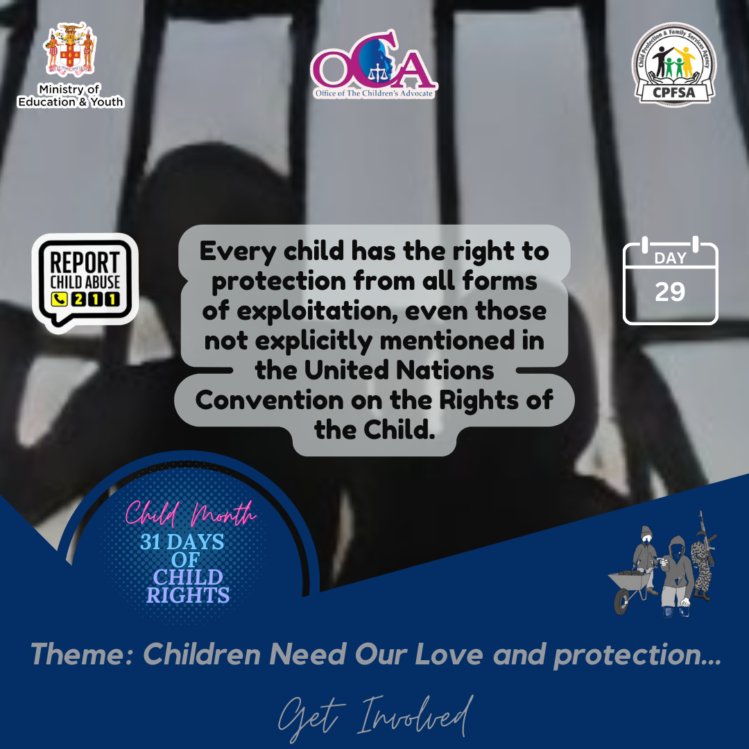 CHILD RIGHTS – Day 29