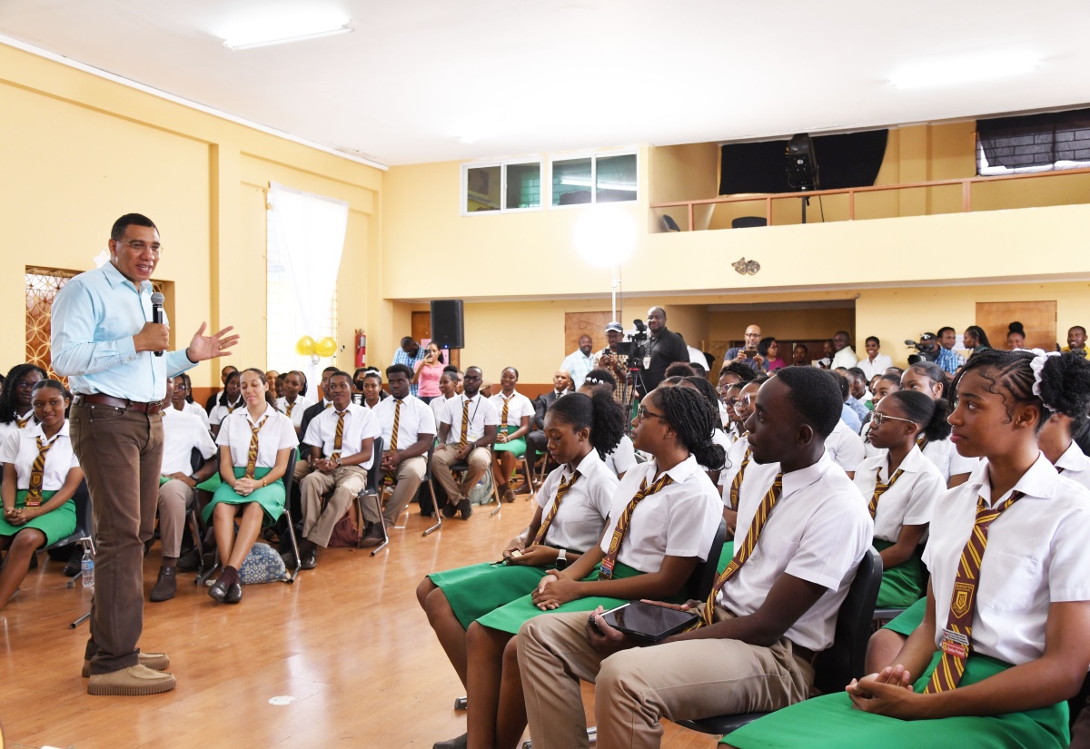 Prime Minister Holness Proposes Incorporating Conflict Management in Schools’ Curricula