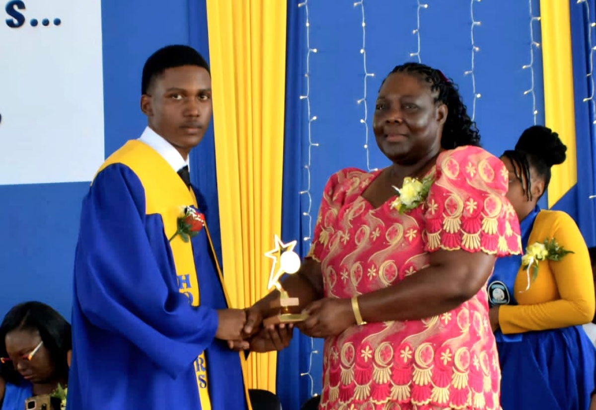 Jonathan Grant High Celebrates 100 Per Cent Passes in Six CSEC Subjects